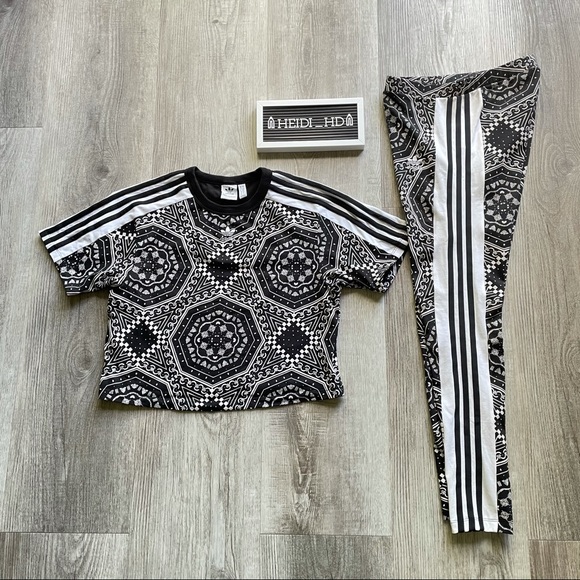 Adidas Originals Black White Preta Set - Picture 2 of 7